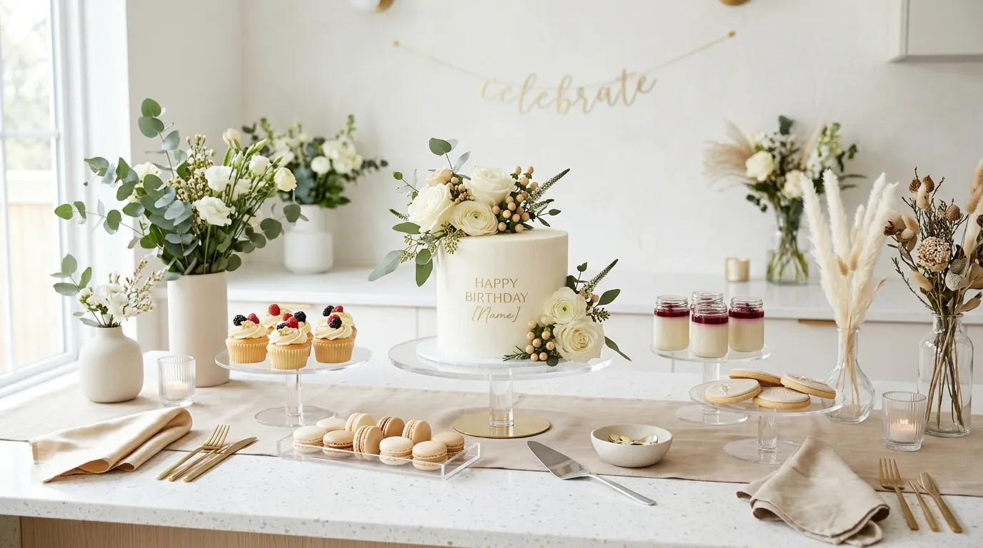 birthday decoration ideas Acrylic Cake Display