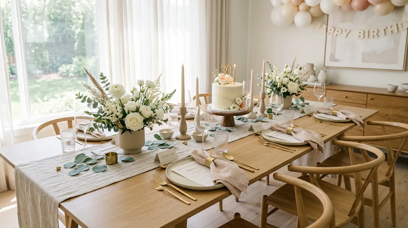 birthday decoration ideas Floral Centerpieces