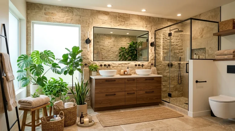 boho bathroom