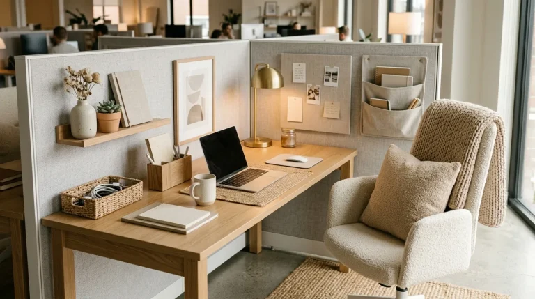 boho cubicle decor ideas