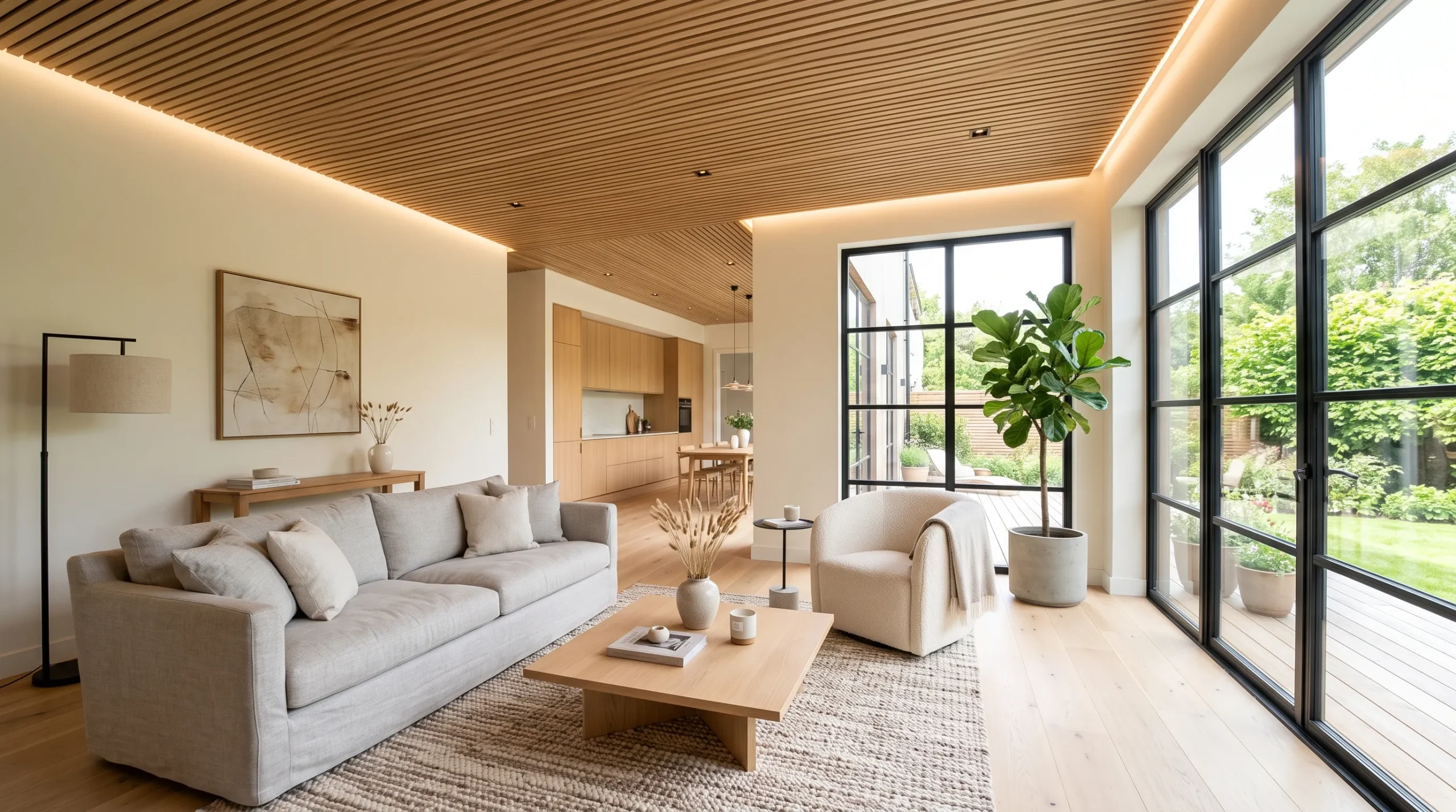 ceiling ideas Wood Slat Design