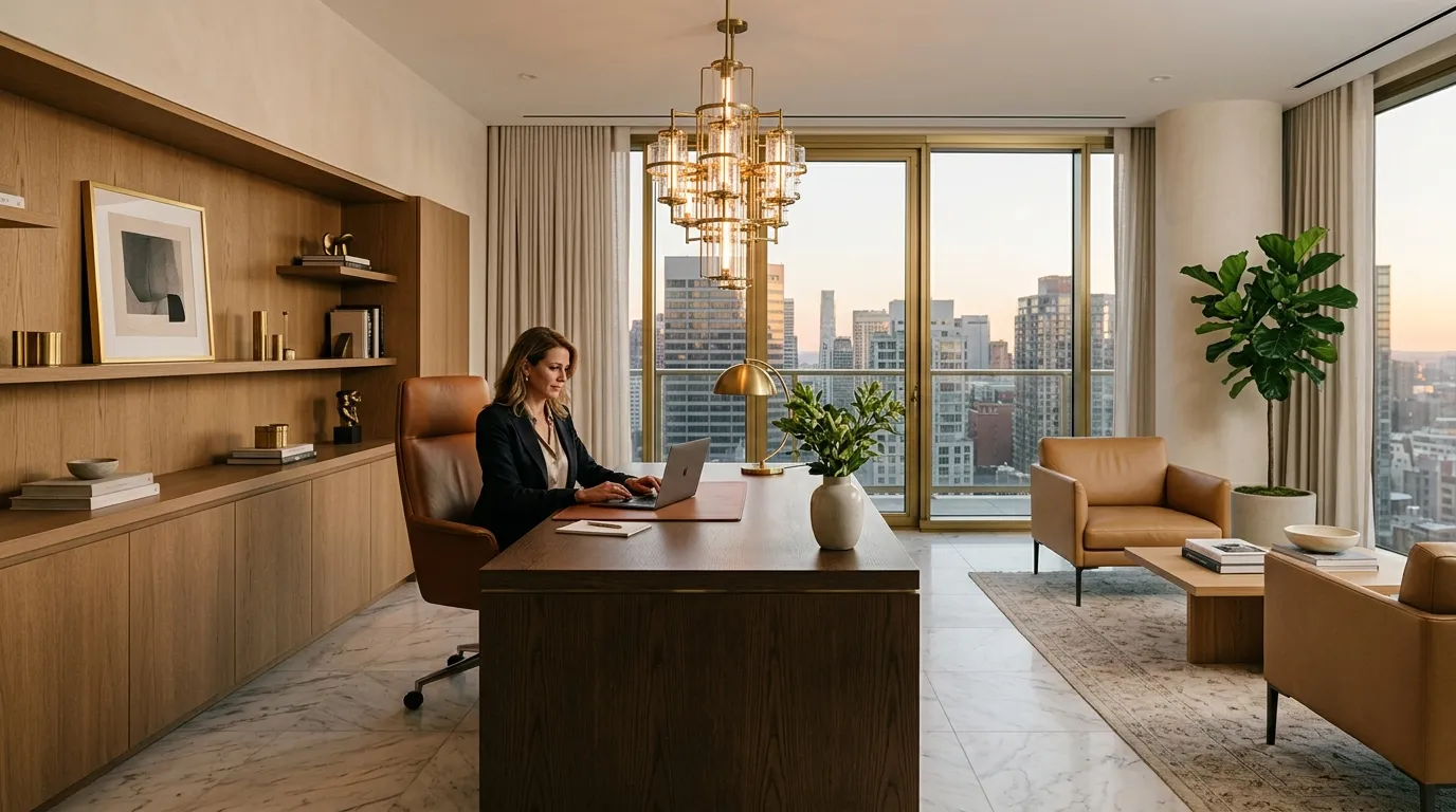ceo office room luxury Sculptural Lighting