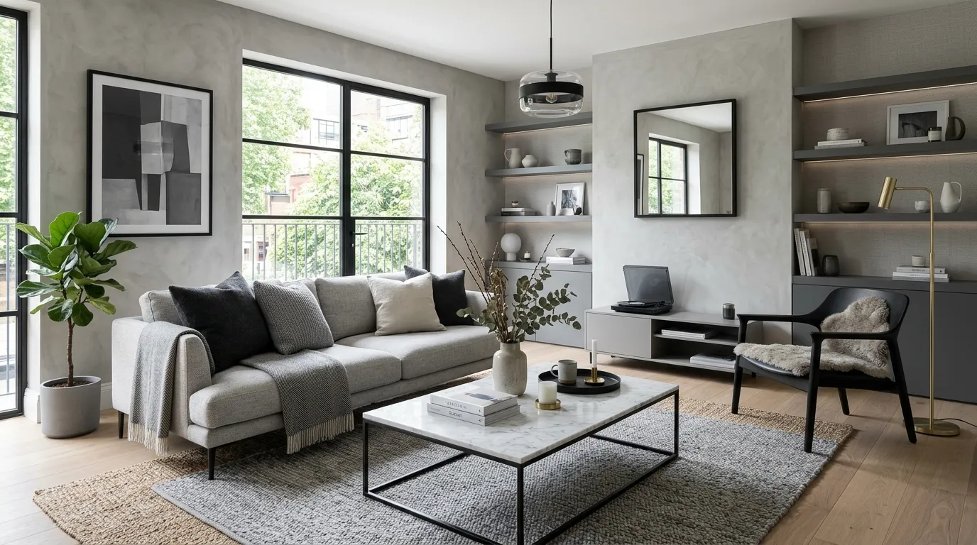 color psychology home decor Balanced Gray Shades