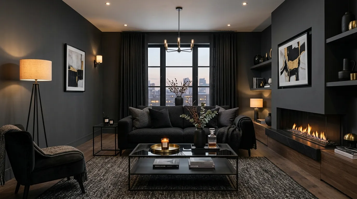 color psychology home decor Elegant Dark Tones