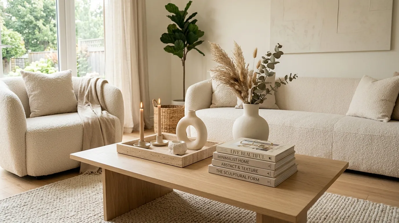 contemporary diy home decor ideas Sculptural Table Decor