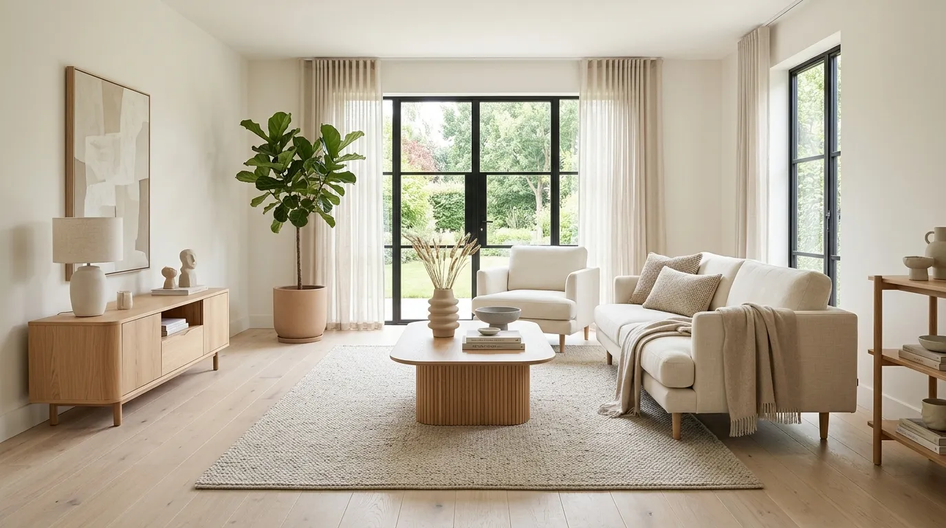 cottagecore living room ideas Light Oak Furniture