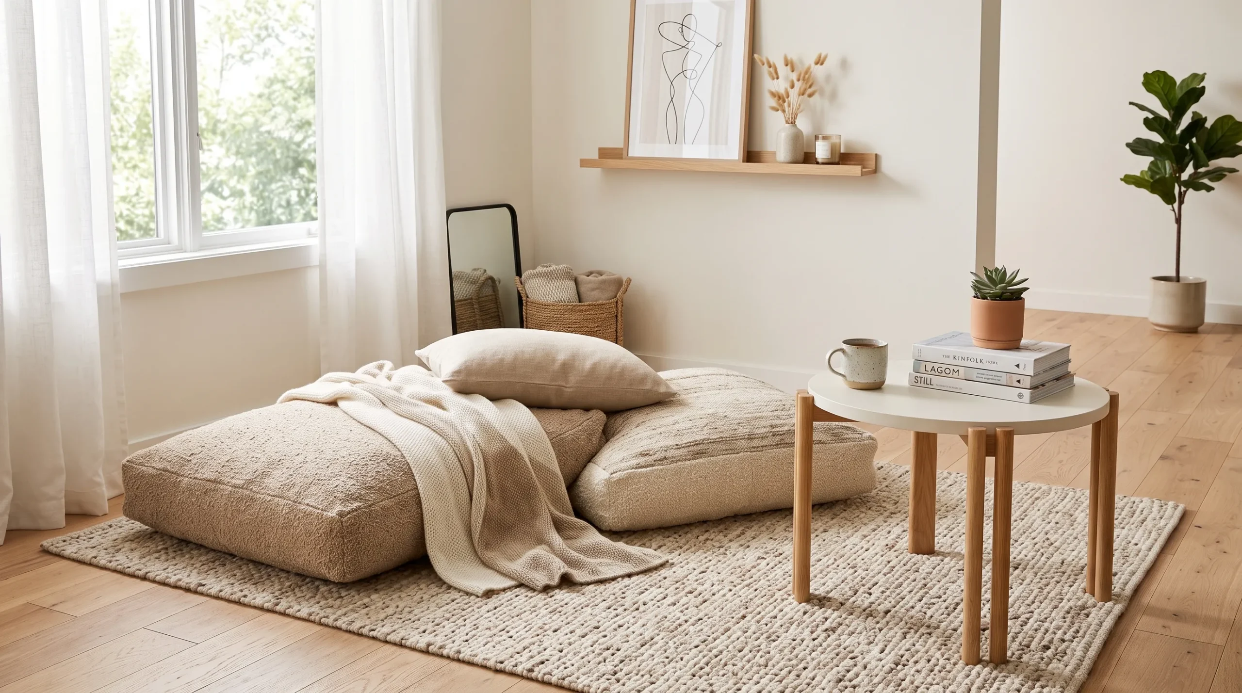 cozy corner ideas Oversized Floor Cushion