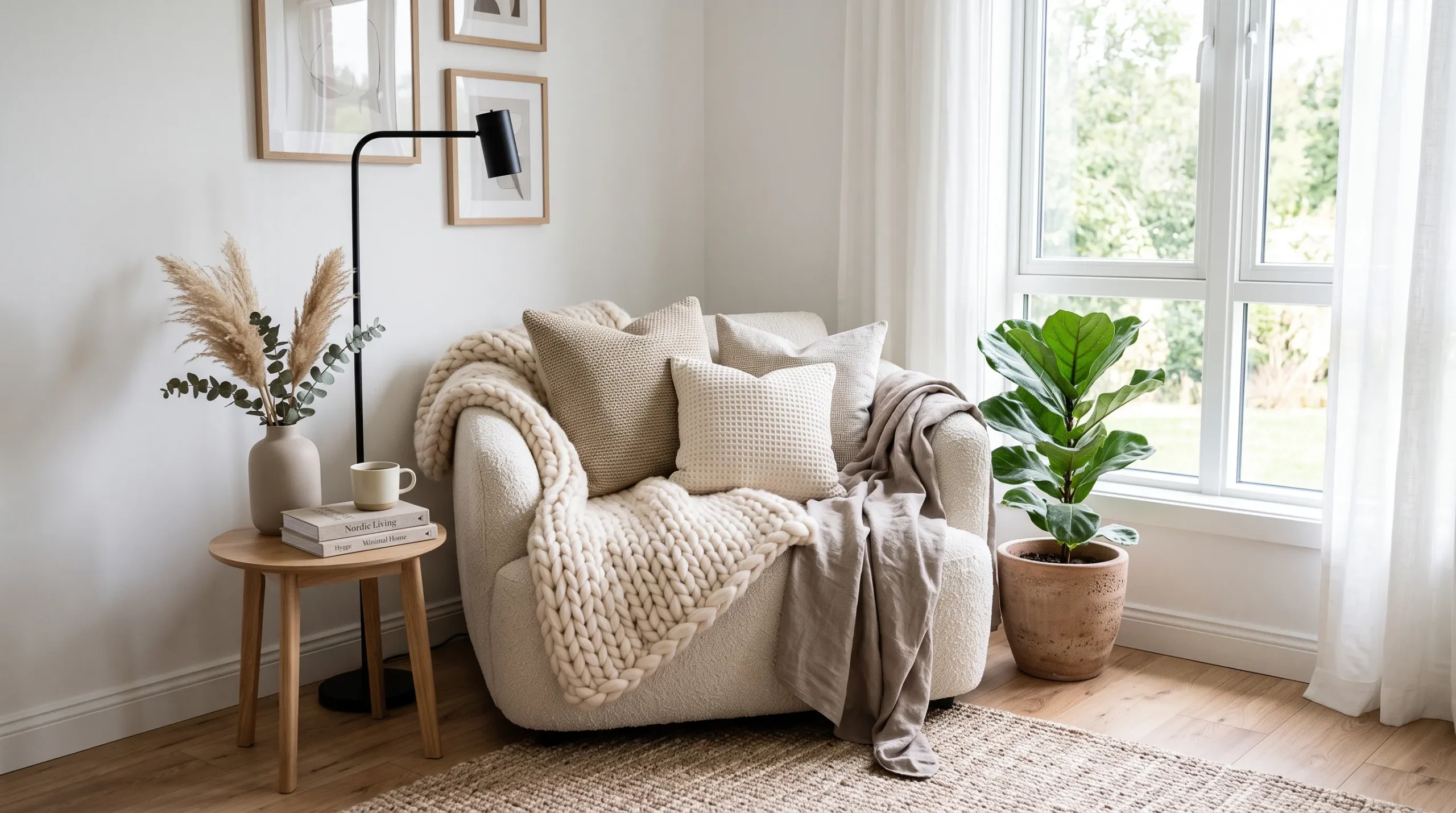 cozy corner ideas Soft Layered Textiles