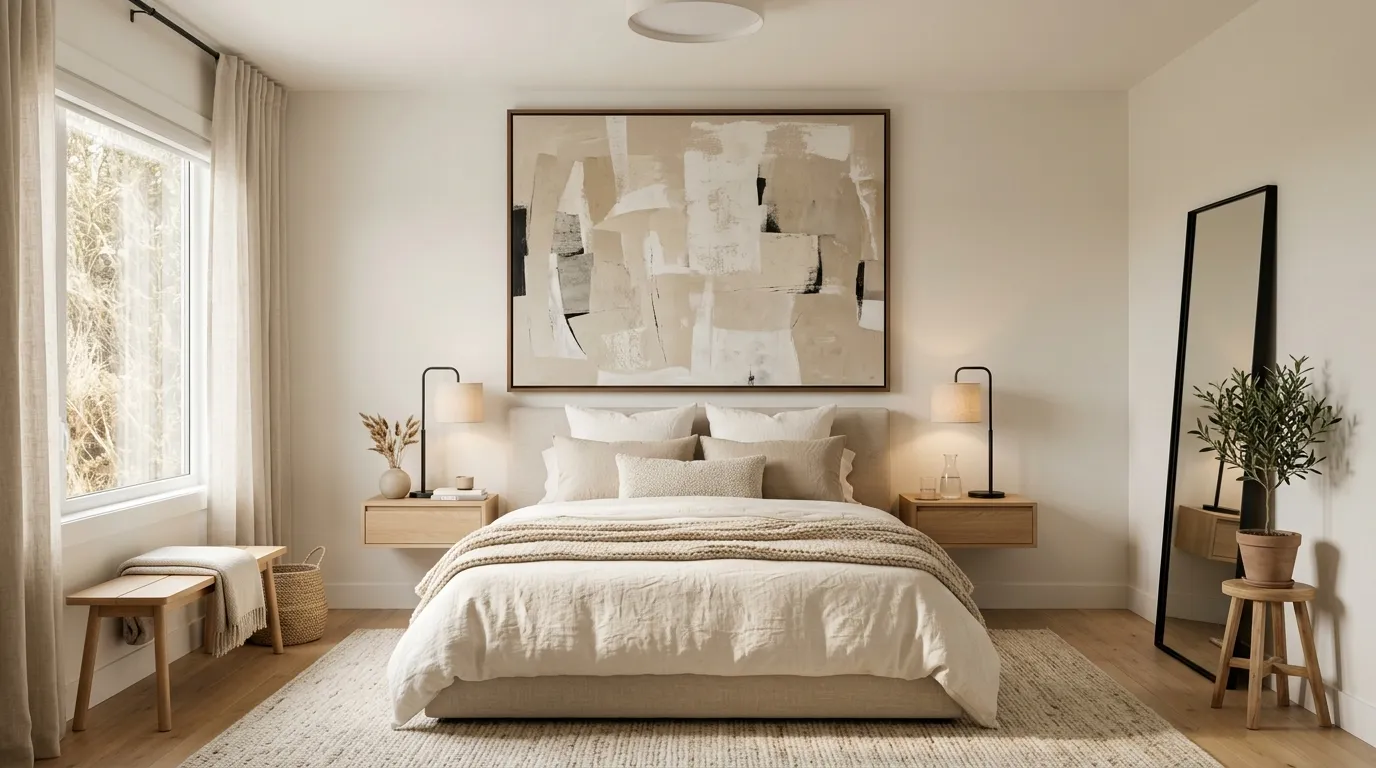 cozy guest room ideas Minimal Wall Art