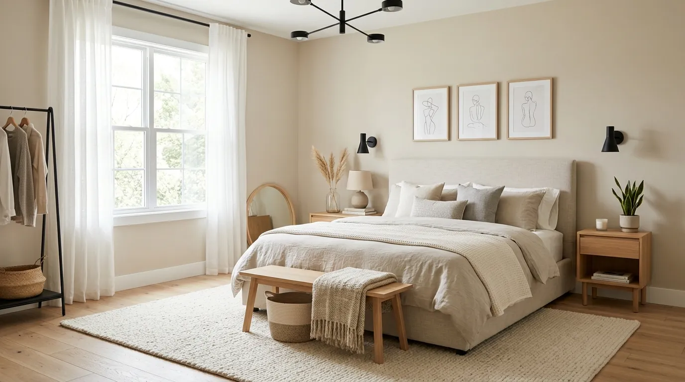 cozy guest room ideas Textured Area Rug