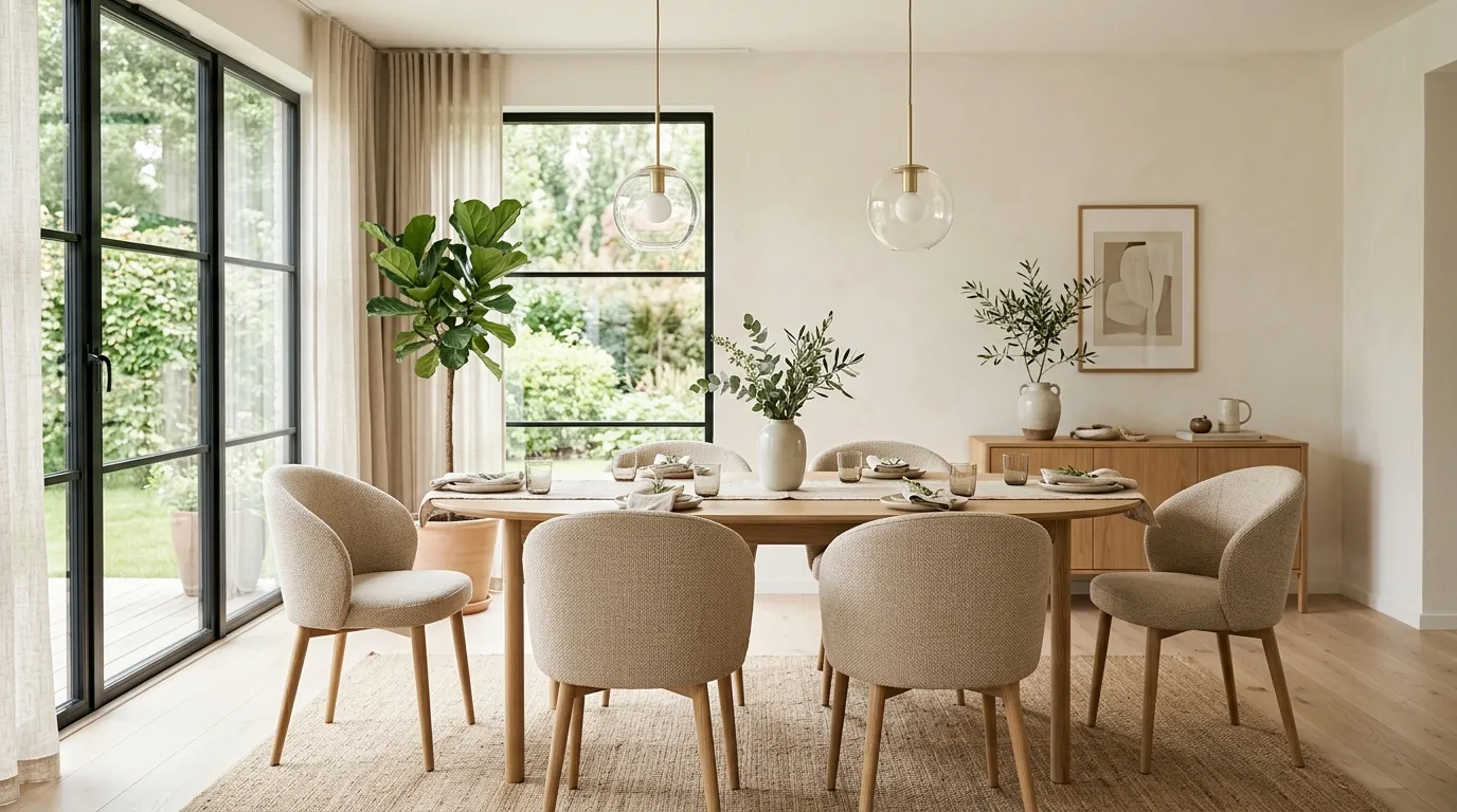 dining room ideas Curved Dining Chairs