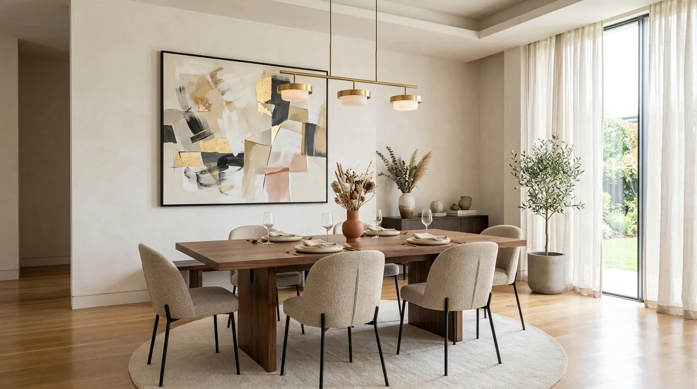 dining room ideas Oversized Artwork
