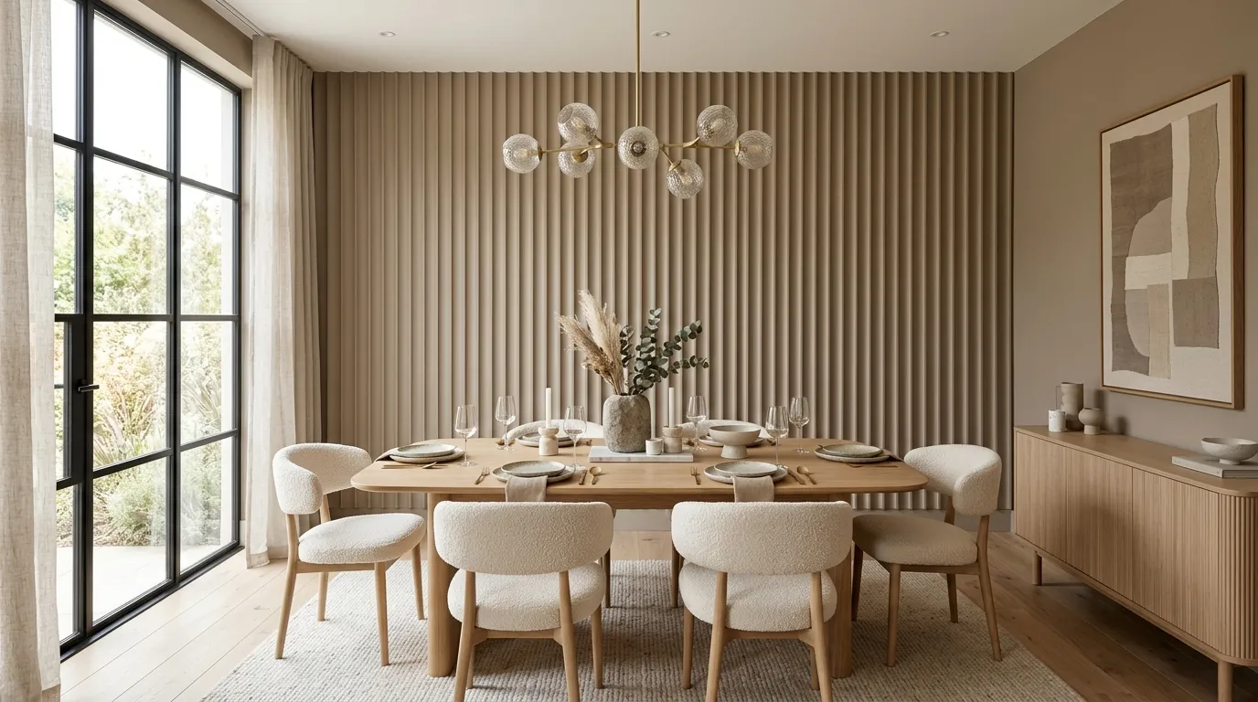 dining room wall decor ideas Sculptural Wall Panels