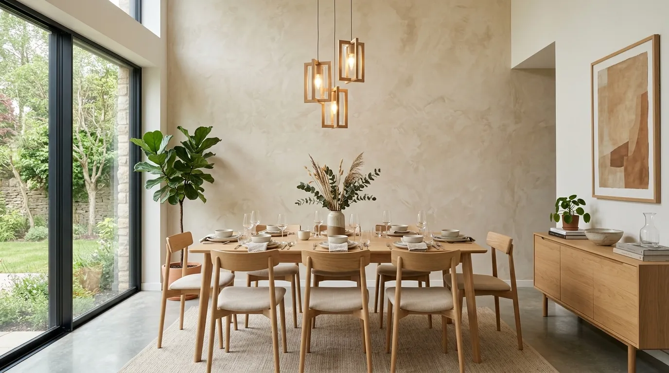 dining room wall decor ideas Textured Accent Wall