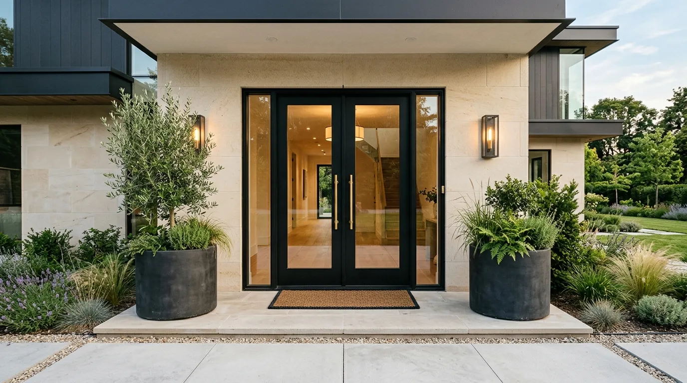 double front door ideas
