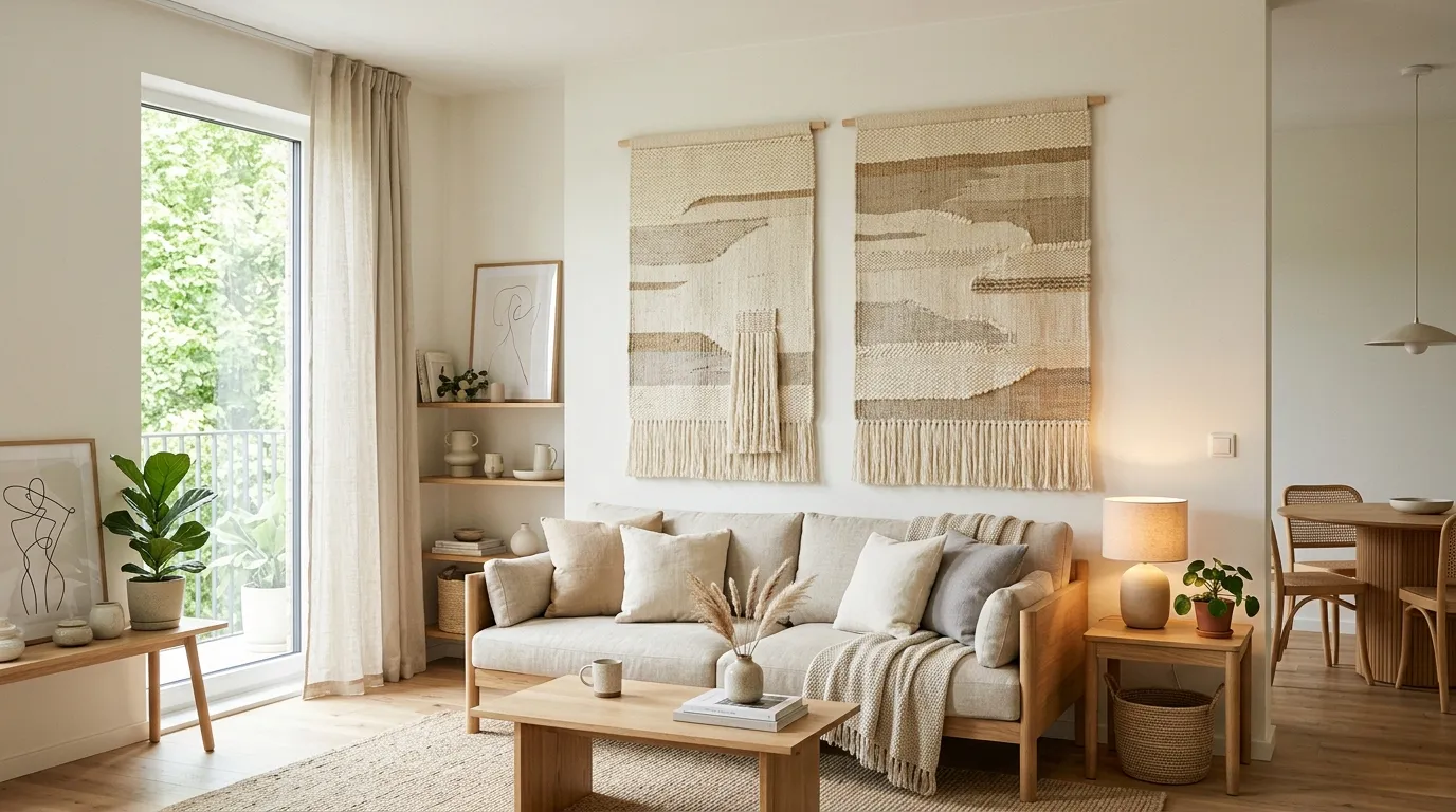 easy diy wall art ideas Fabric Wall Hangings