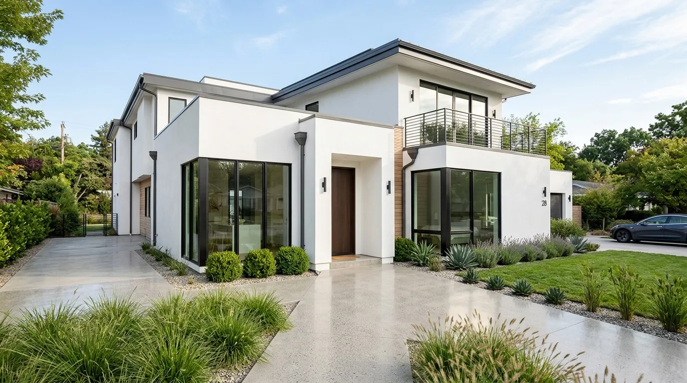 exterior house colors ideas Crisp White Finishes