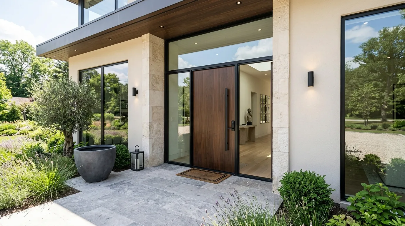 front door ideas entrance Glass Accents