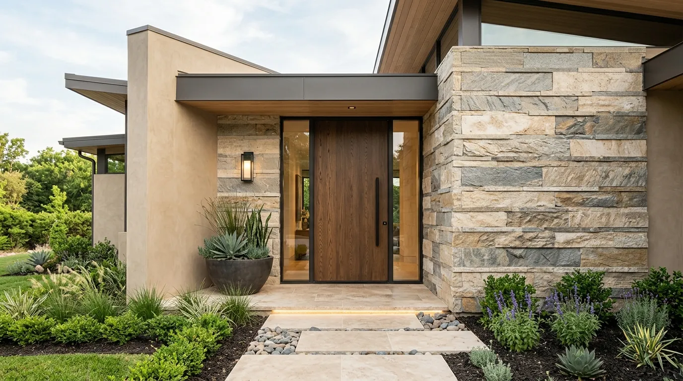 front door ideas entrance Textured Surfaces