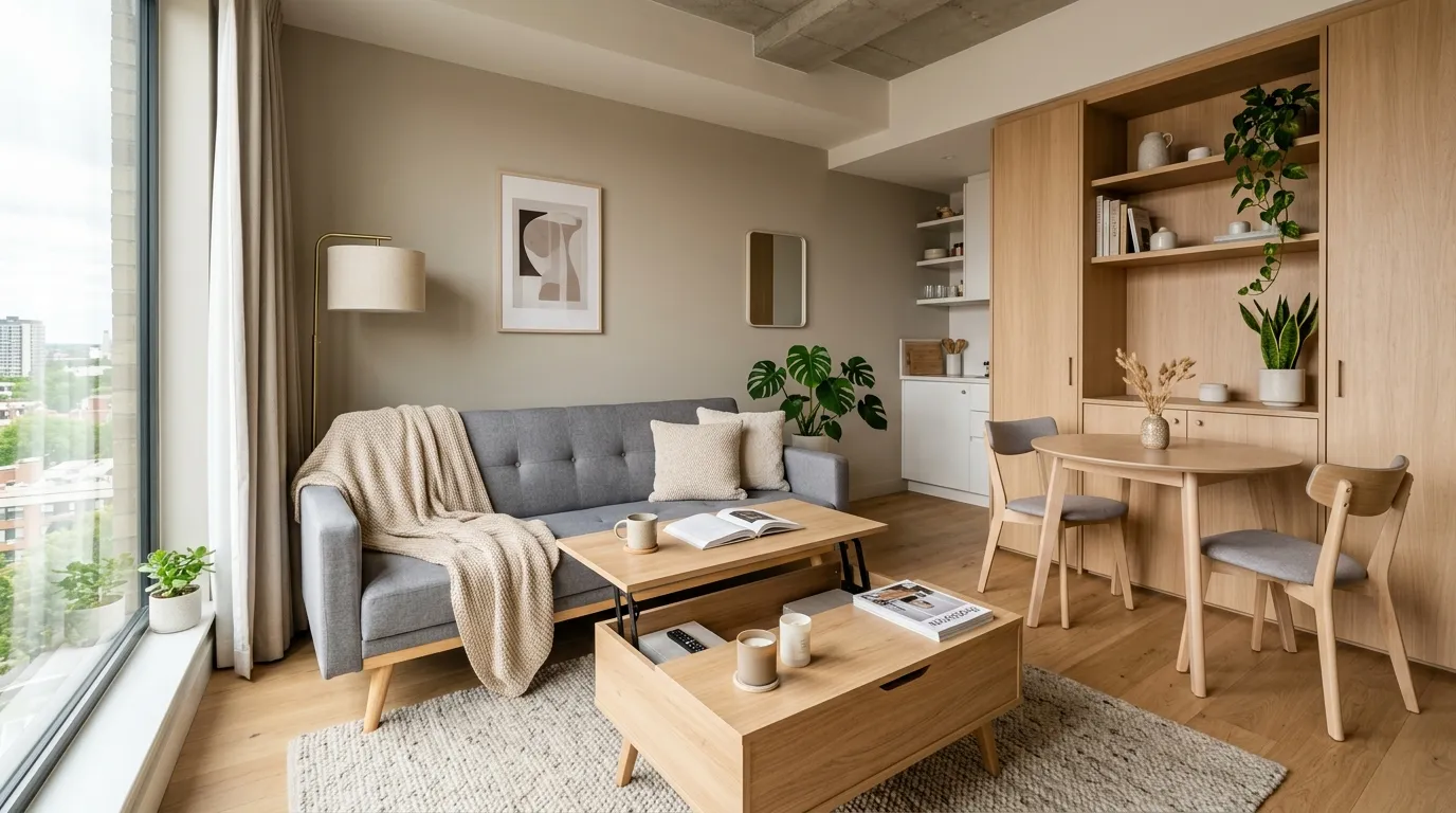 studio apartment ideas Multi-Use Furniture