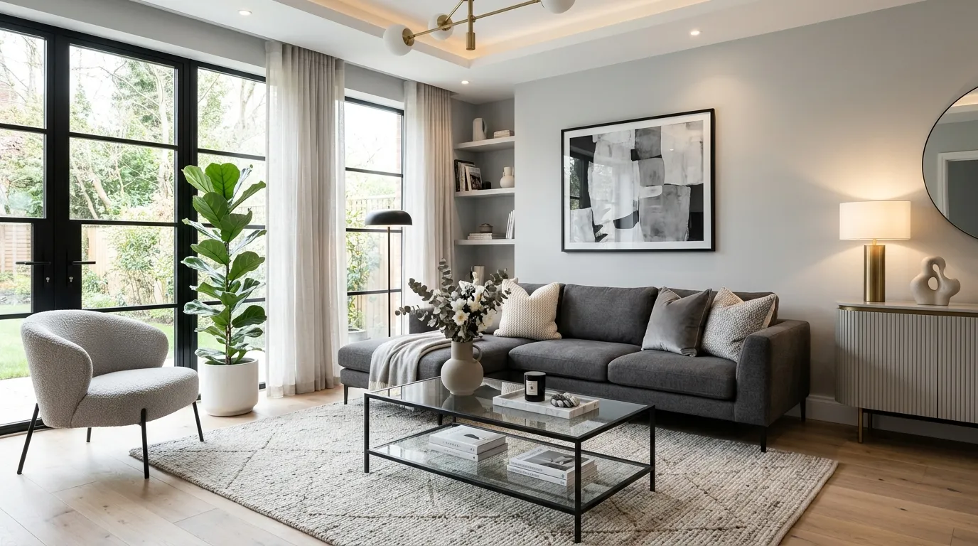 gorgeous living room paint colors Soft Gray Palette
