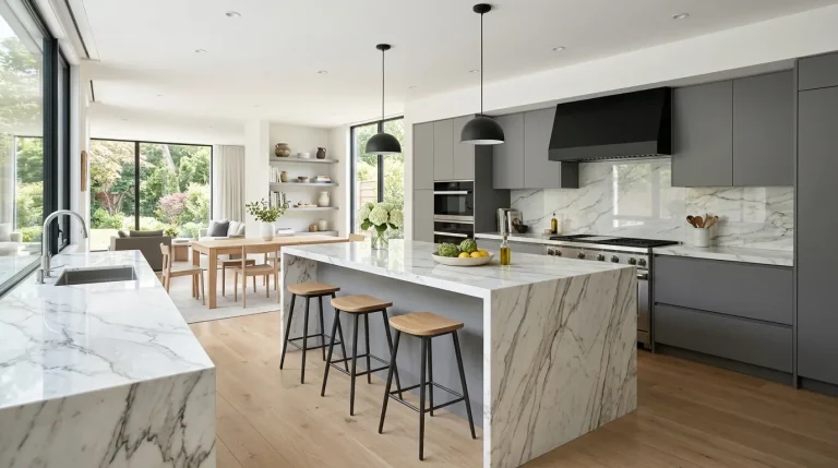 gray farmhouse kitchen