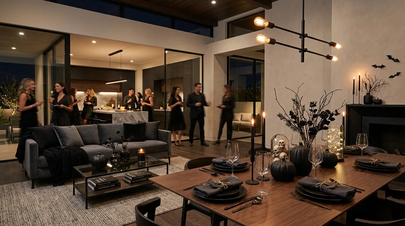 halloween party ideas Black Accent Decor