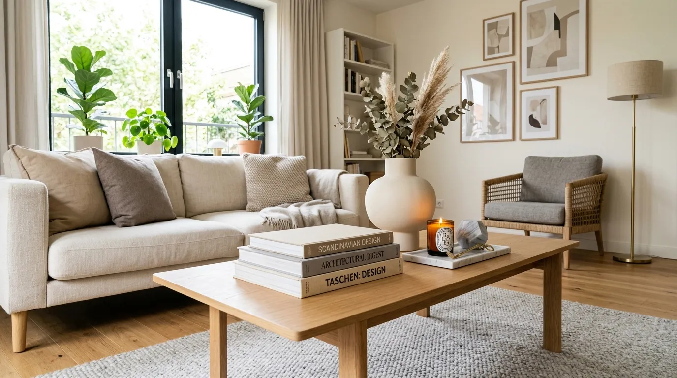 how to style a modern coffee table Stacked Design Books