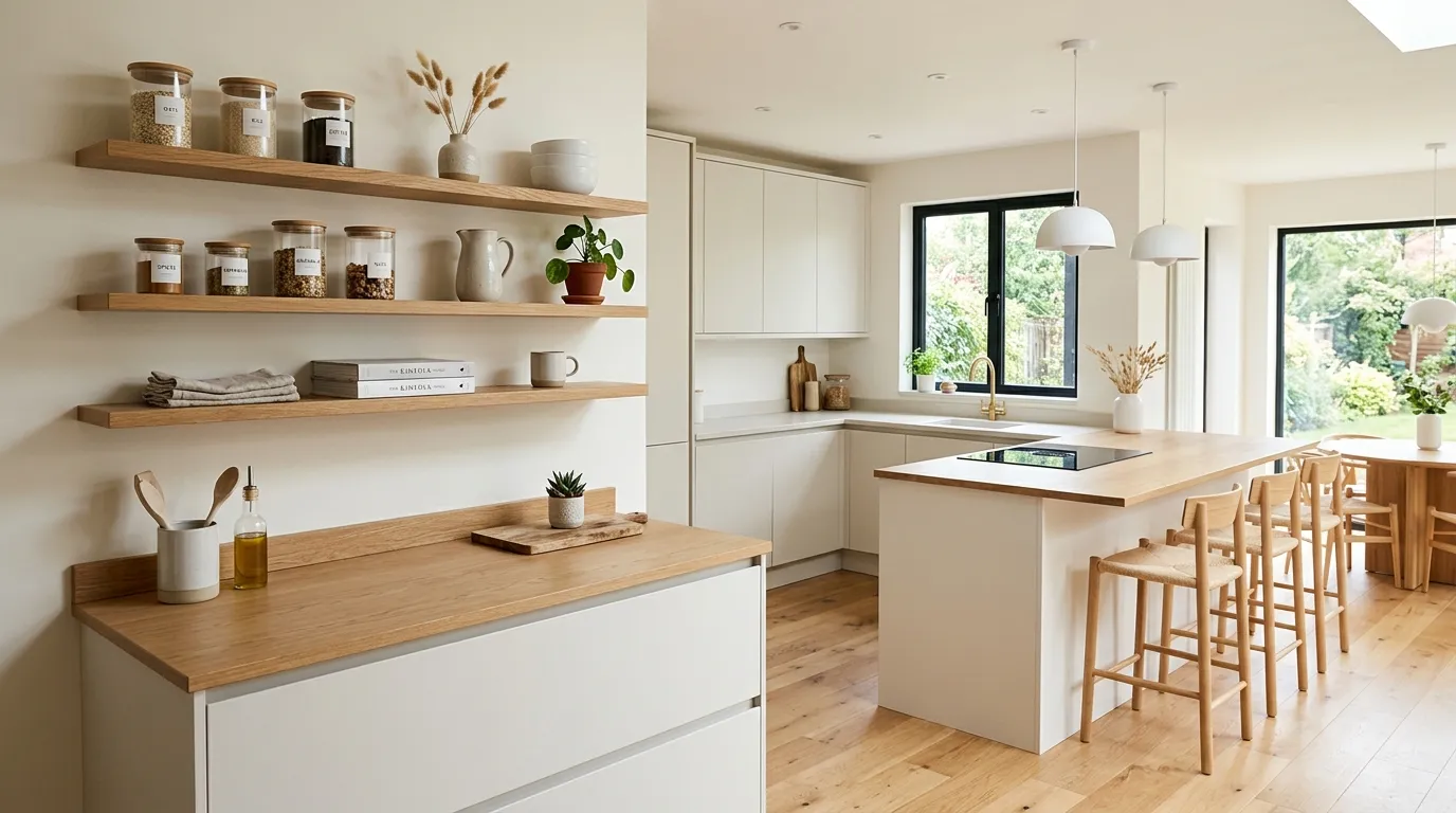 kitchen inspiration Floating Shelves