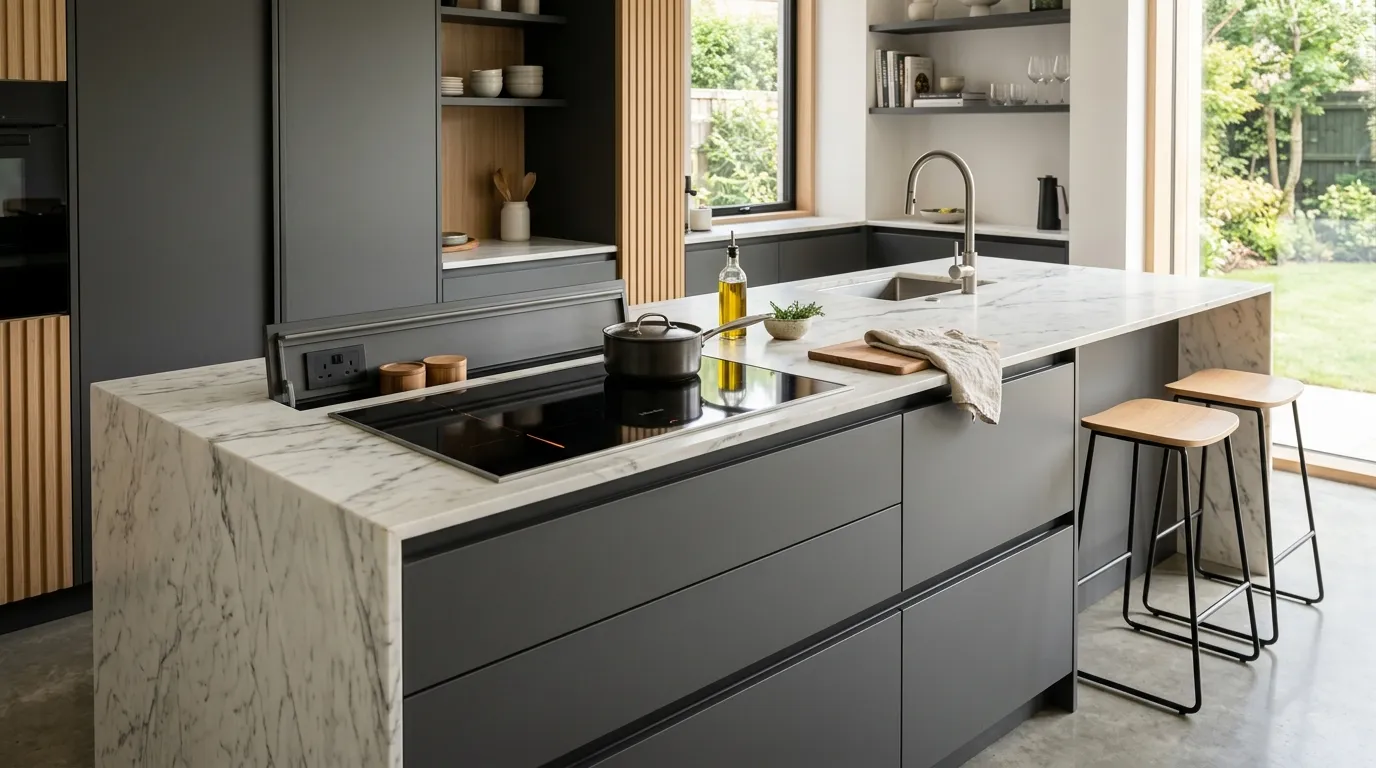 kitchen island inspiration Integrated Appliances