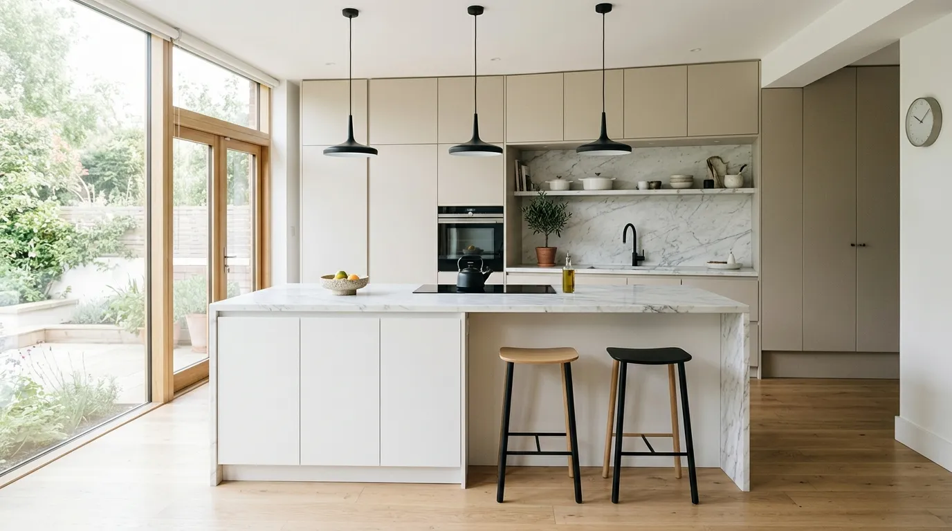 kitchen island inspiration Waterfall Countertop