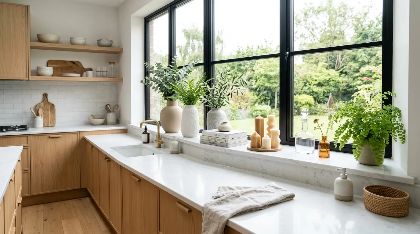kitchen-window-sill-decor-ideas-ceramic-vase-styling