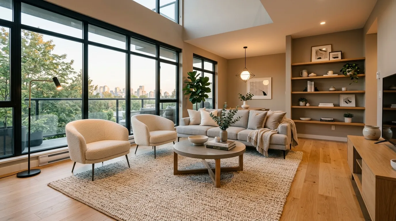 living room layout Defined Conversation Zone