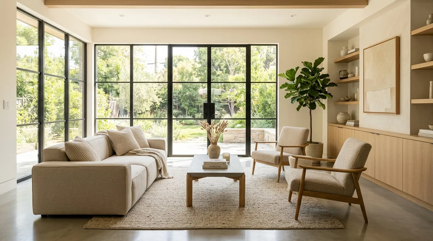 living room layout Low Profile Furniture
