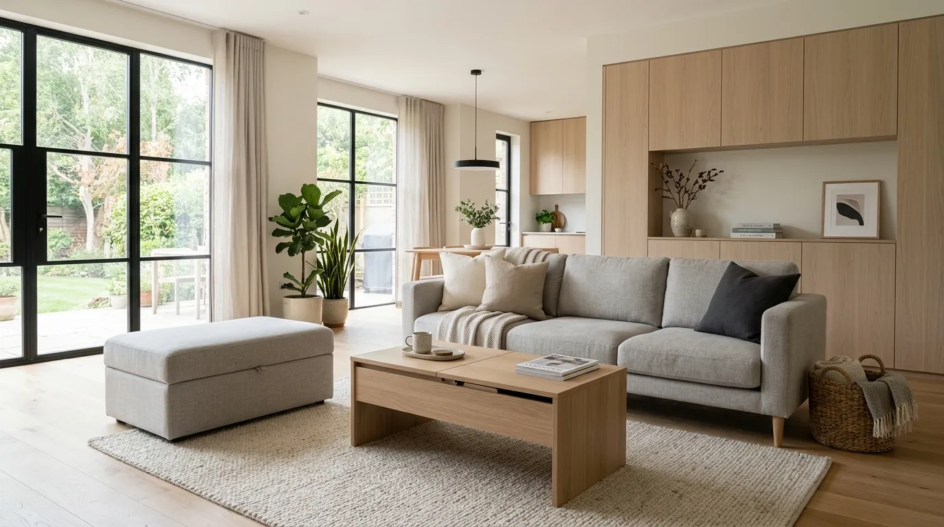 living room layout Multi-Use Furniture