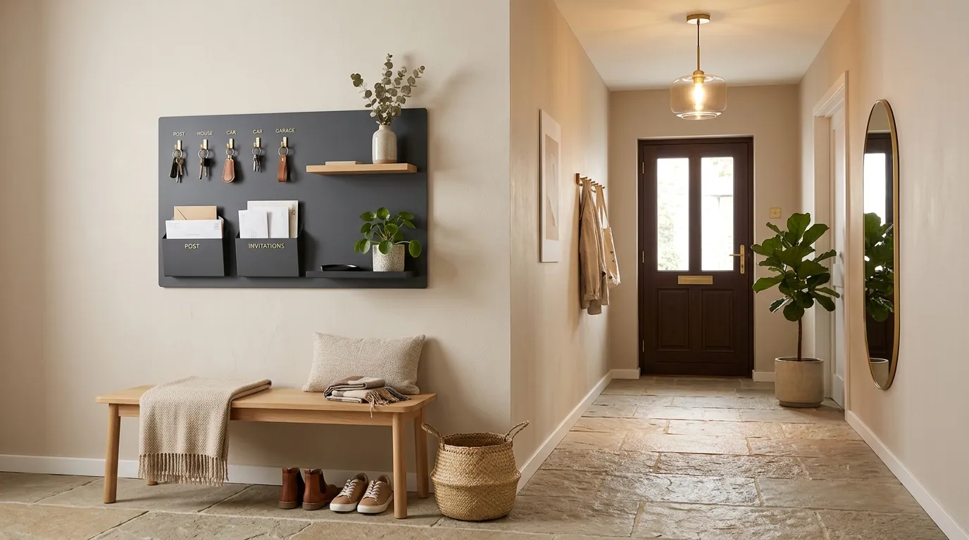 magnetic wall storage ideas Magnetic Entry Station