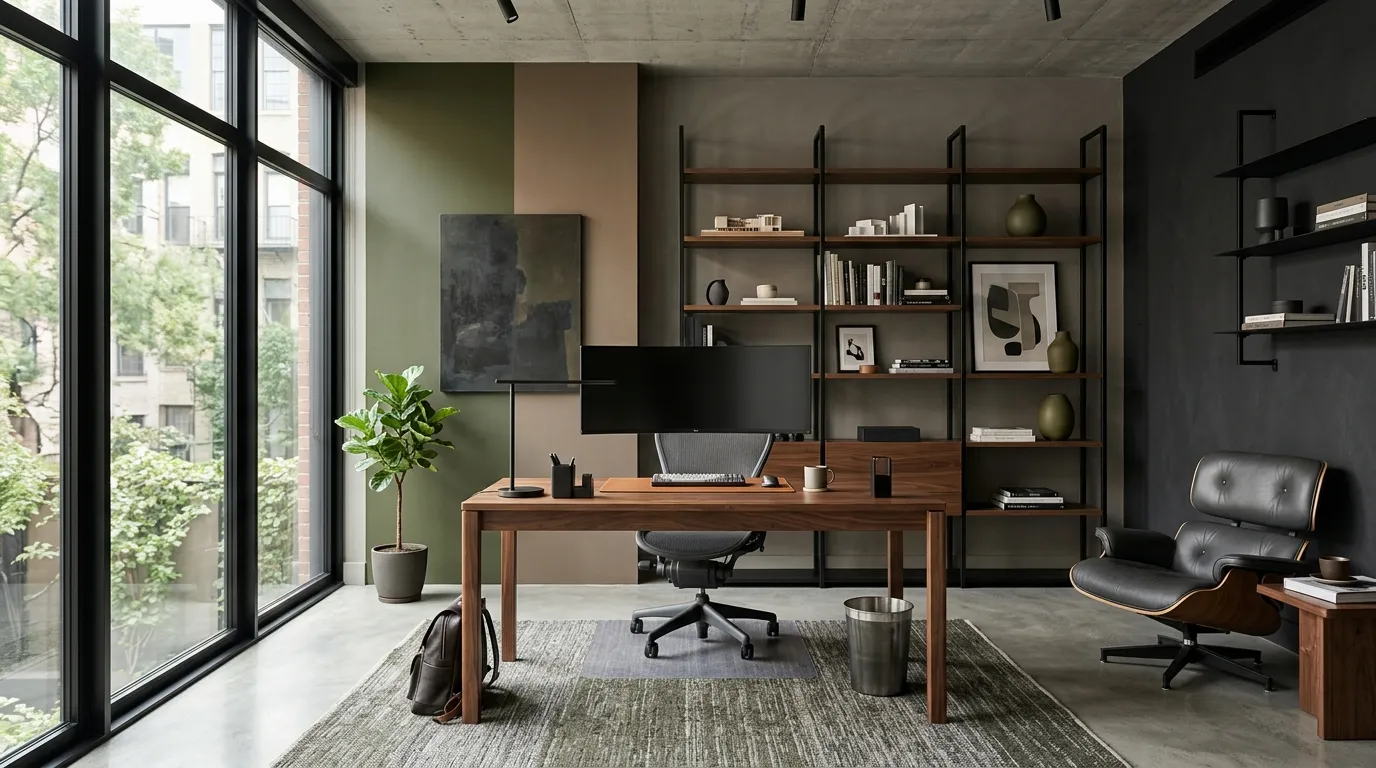 masculine-home-office-paint-colors