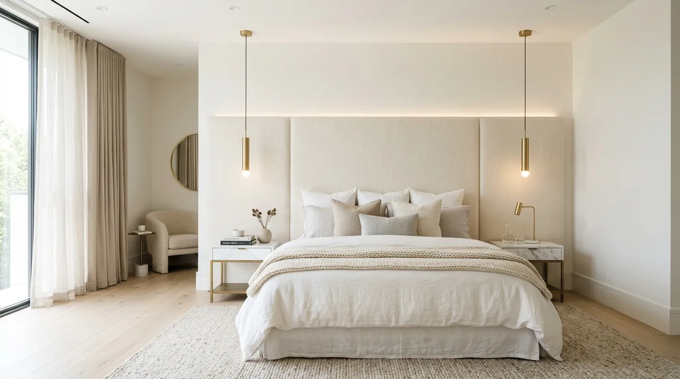 modern bedroom aesthetic ideas Statement Headboard