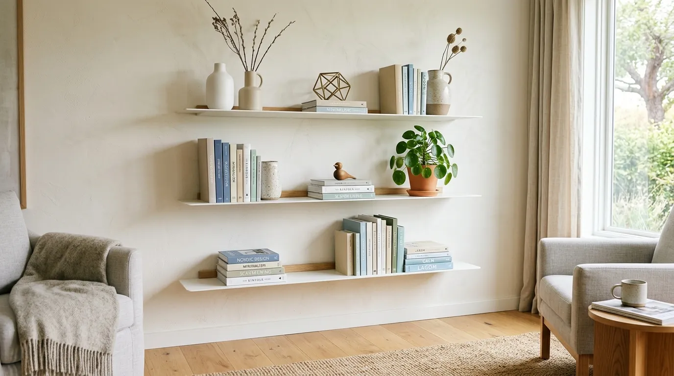 modern bookshelf ideas Floating Wall Shelves