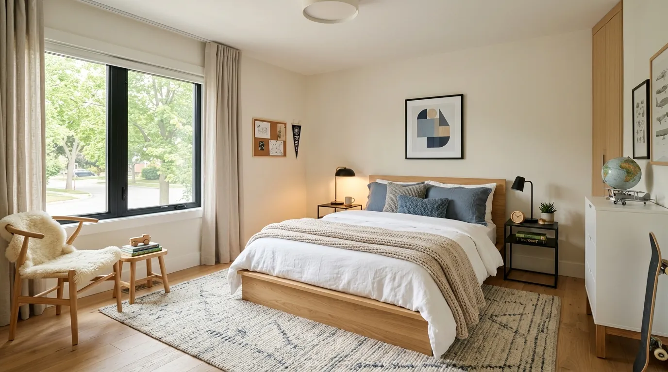 modern boys room decor ideas Platform Bed