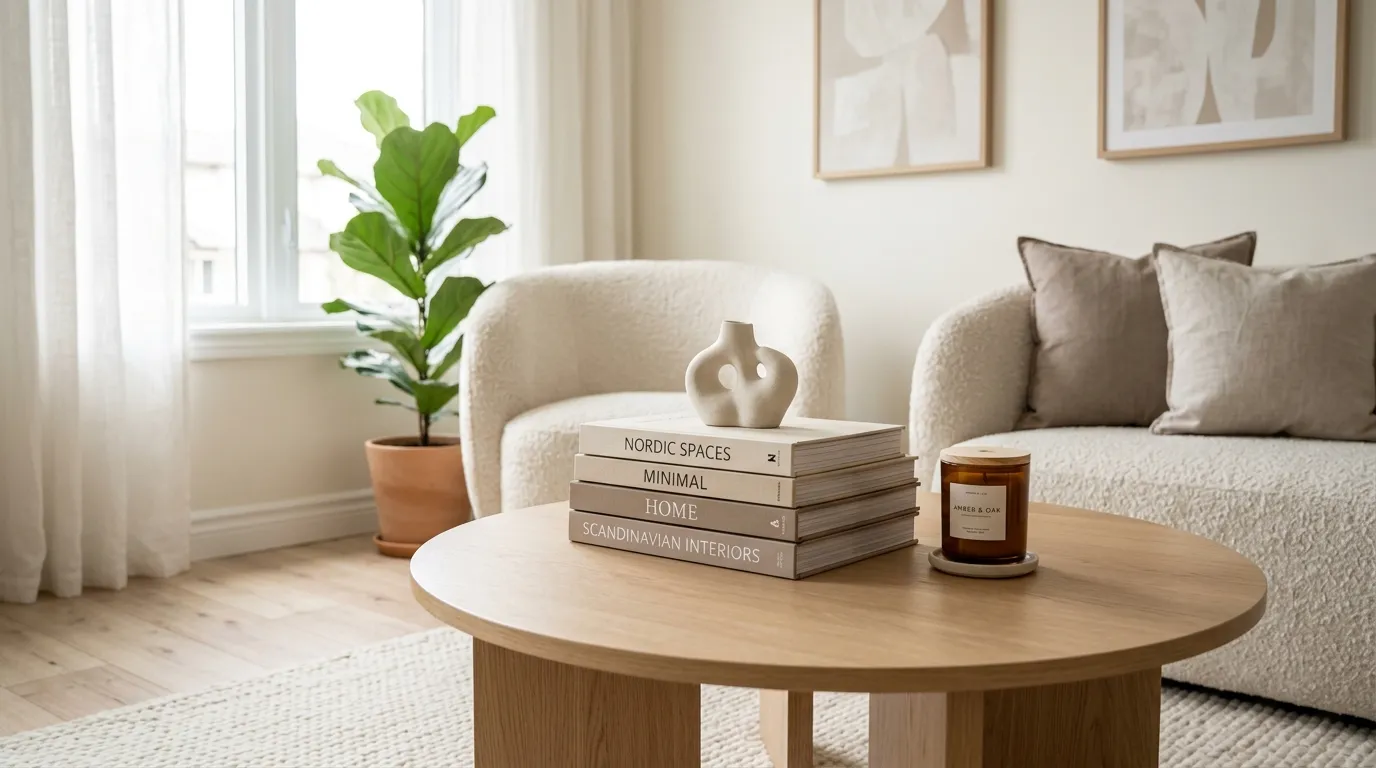 modern coffee table decor ideas Layered Coffee Books