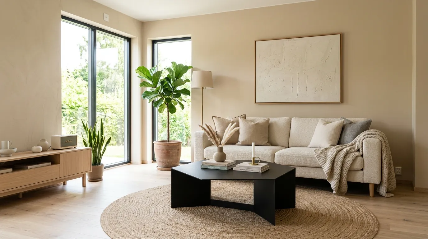 modern coffee table ideas for small living rooms Matte Black Accent