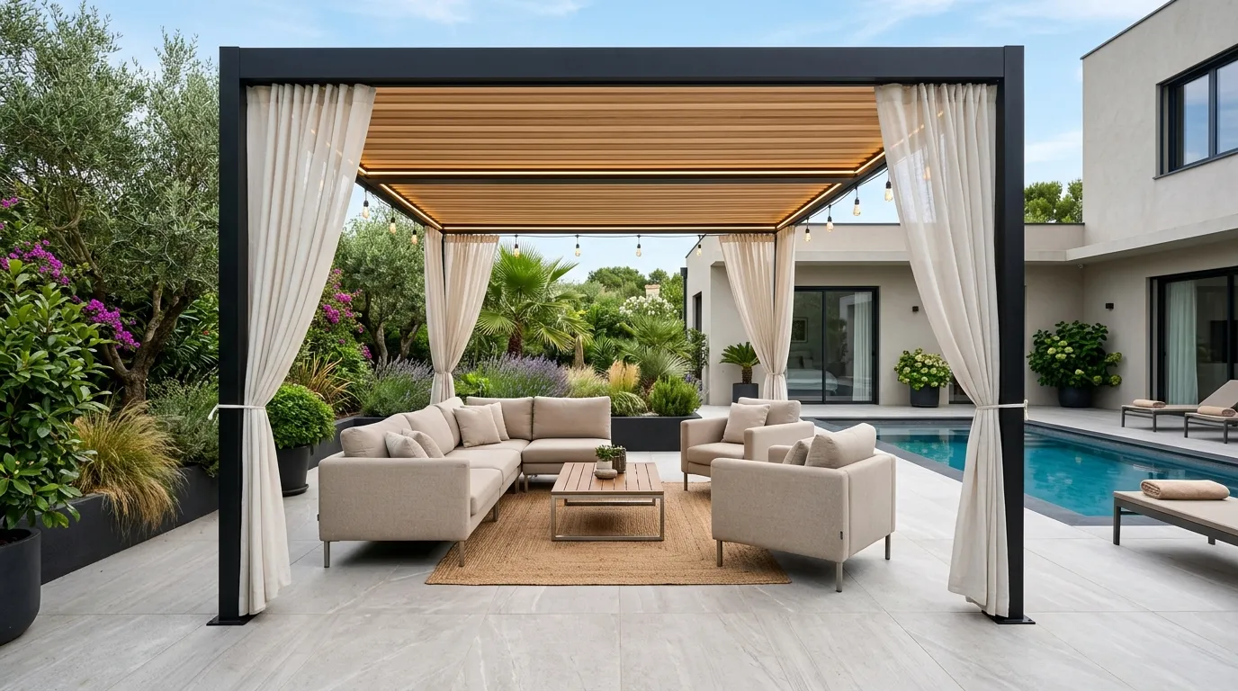 modern garden decor ideas Pergola Retreat