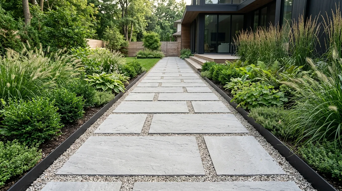 modern garden decor ideas Stone Garden Path
