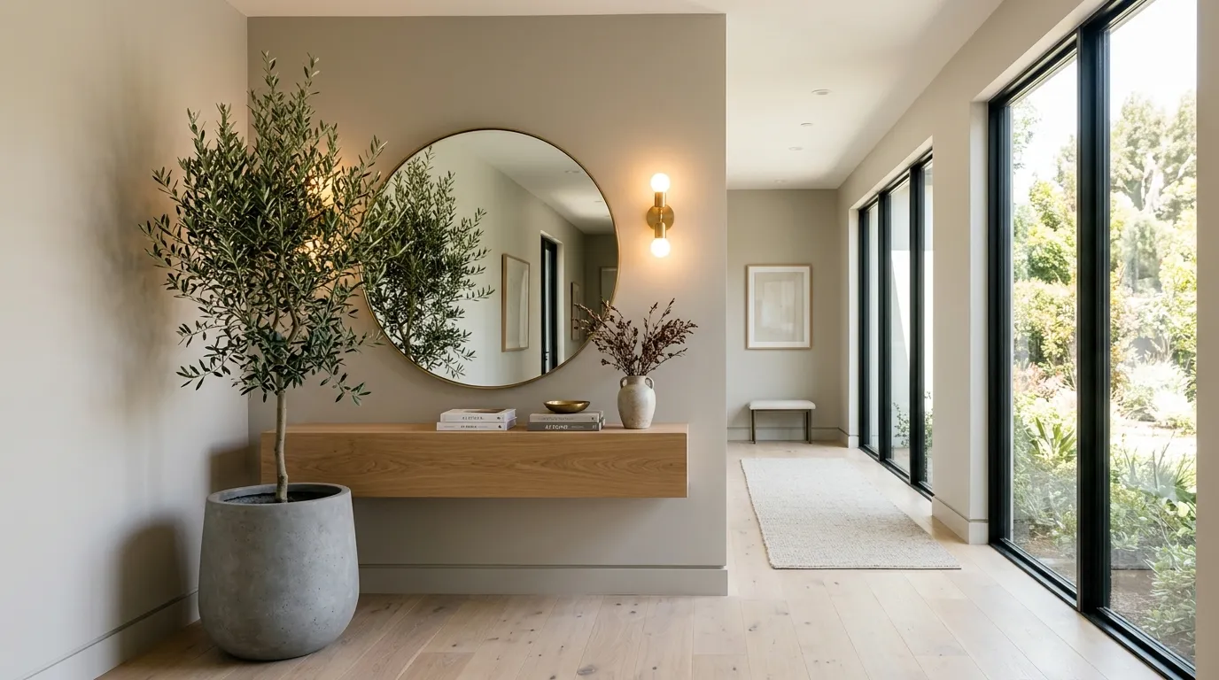 modern hallway decor ideas Indoor Greenery