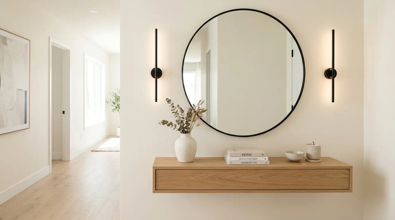 modern hallway decor ideas Wall Sconce Pair