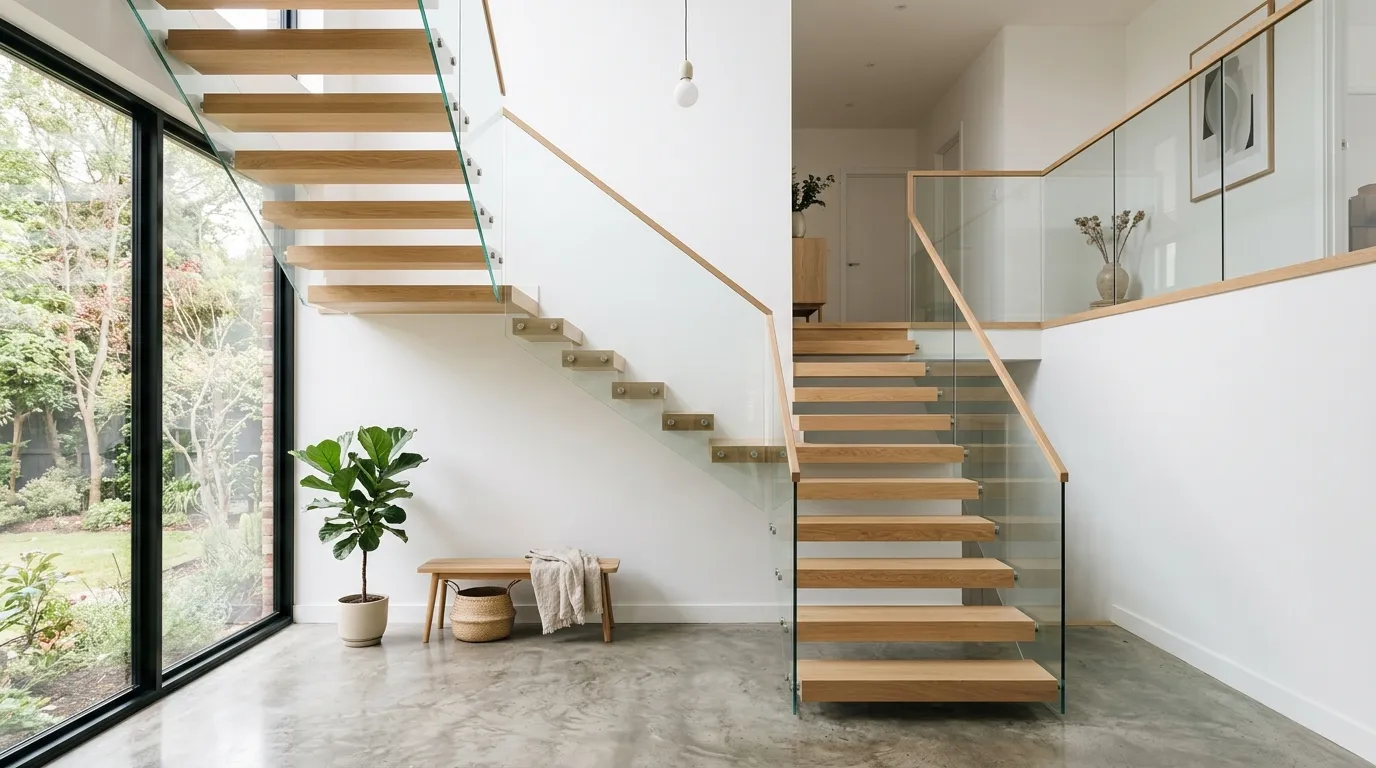 modern stair ideas Open Riser Design