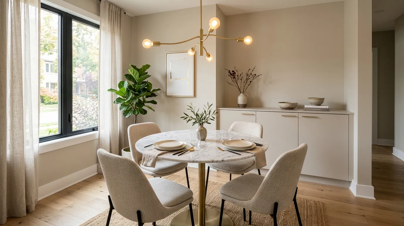 modern vintage decor ideas Brass Accents