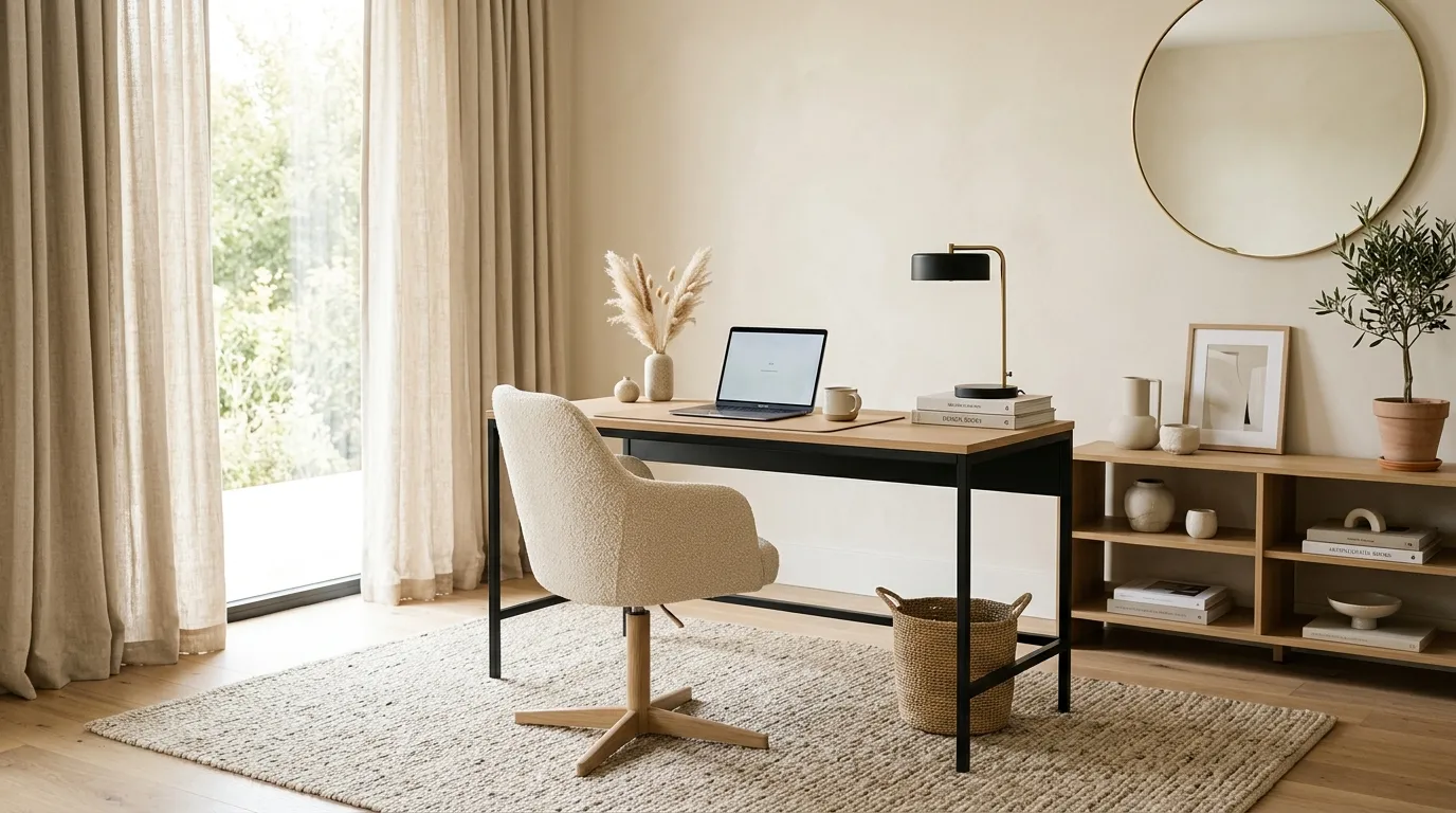 office aesthetic Soft Layered Textiles