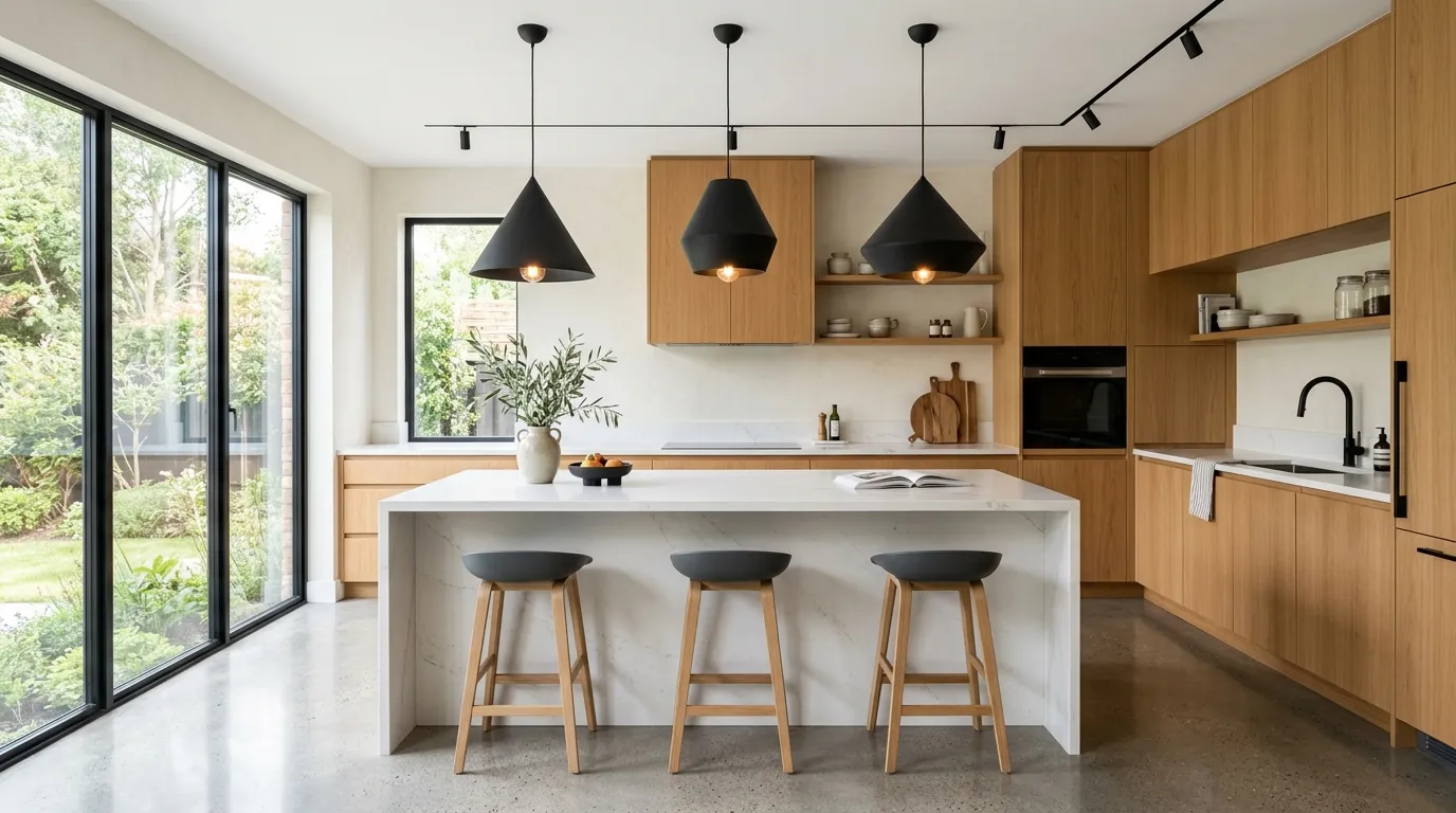 organic modern kitchen Statement Pendant Lighting